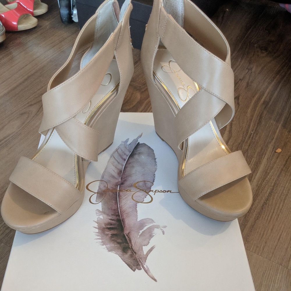 NIB Jessica Simpson 'Ambra' Wedge Heel 7.5